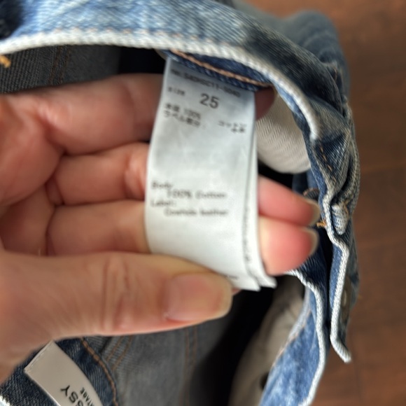 Moussy Cloverhill Light Blue jeans Size 25 - Picture 9 of 10